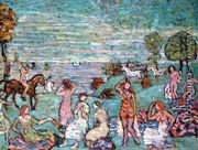 Picnic By The Sea - Maurice Brazil Prendergast