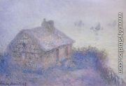 Customs House At Varengeville In The Fog Aka Blue Effect - Claude Oscar Monet