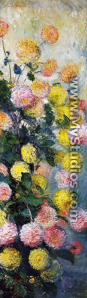 Dahlias2 - Claude Oscar Monet