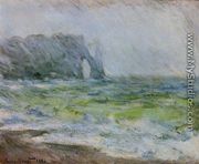 Etretat In The Rain - Claude Oscar Monet