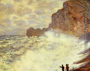 Stormy Weather At Etretat - Claude Oscar Monet