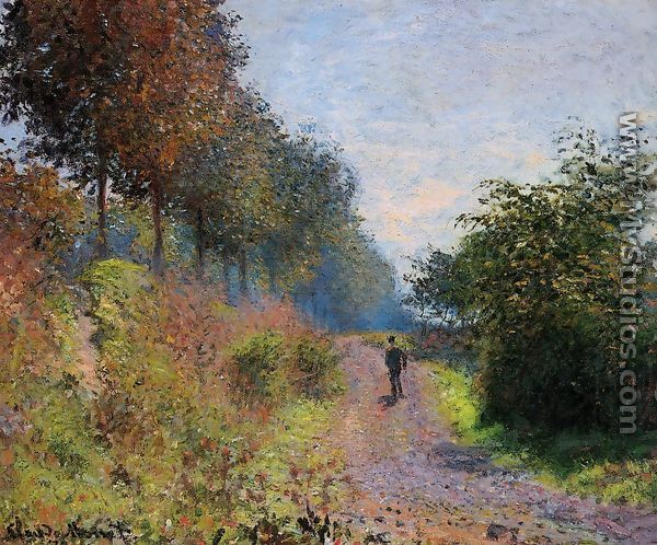 The Sheltered Path - Claude Oscar Monet