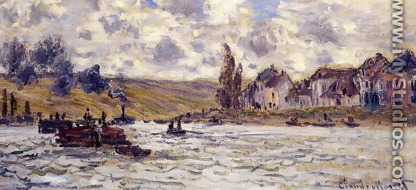 The Village Of Lavacourt - Claude Oscar Monet