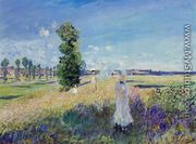 The Walk  Argenteuil - Claude Oscar Monet