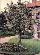Petit Gennevilliers  Facade  Southeast Of The Artists Studio  Overlooking The Garden  Spring - Gustave Caillebotte