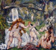Three Bathers2 - Paul Cezanne