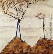 Autumn Sun I - Egon Schiele