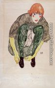 Crouching Figure Aka Valerie Neuzil - Egon Schiele