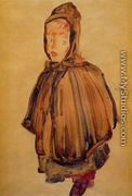 Girl With Hood - Egon Schiele