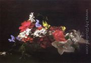 Bowl Of Flowers  Study Of Light - John La Farge