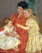 Mother And Sara Admiring The Baby - Mary Cassatt