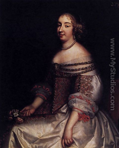 Portrait of Mademoiselle de Montpensier 1655 - Charles Beaubrun