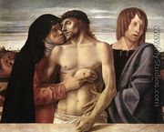 Dead Christ Supported by the Madonna and St John (Pietà) 1460 - Giovanni Bellini