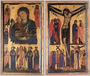Madonna and Child with Saints and Crucifixion 1260-70 - Bonaventura Berlinghieri