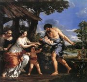 Romulus and Remus Given Shelter by Faustulus c. 1643 - Pietro Da Cortona (Barrettini)