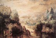 Landscape with Christ and the Men of Emmaus - Herri met de Bles