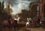 A Riding-School c. 1700 - Pieter van Bloemen