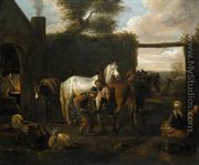 At the Forge - Pieter van Bloemen