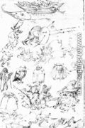 Studies of Monsters - 2 - Hieronymous Bosch