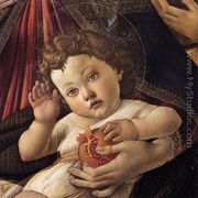 Madonna of the Pomegranate (detail) c. 1487 - Sandro Botticelli (Alessandro Filipepi)