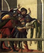 The Story of Lucretia (detail 3) 1496-1504 - Sandro Botticelli (Alessandro Filipepi)