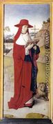 Martyrdom of St Erasmus (left wing) c. 1458 - Dieric the Elder Bouts