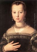 Portrait of Maria de' Medici 1551 - Agnolo Bronzino