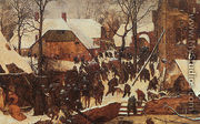 The Adoration of the Kings in the Snow 1567 - Pieter the Elder Bruegel
