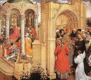 The Marriage of Mary c. 1428 - (Robert Campin) Master of Flémalle