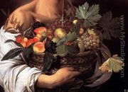 Boy with a Basket of Fruit (detail) c. 1593 - (Michelangelo) Caravaggio