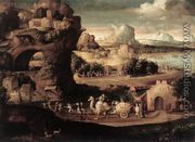 Landscape with Magicians c. 1525 - Girolamo da Carpi