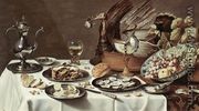 Still-life with Turkey-Pie - Pieter Claesz.