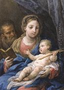The Holy Family - Sebastiano Conca
