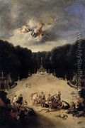 View of the Arch of Triumph Grove 1688-90 - Jean II Cotelle
