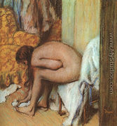 After the Bath- Woman Drying her feet 1886 - Edgar Degas