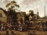 Village Scene 1645 - Joost Cornelisz. Droochsloot