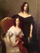 Portrait of Two Sisters 1840 - Edouard Louis Dubufe