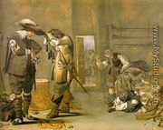 Soldiers Arming Themselves 1630s - Jacob Duck