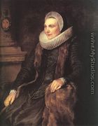 Maria Bosschaerts, Wife of Adriaen Stevens 1629 - Sir Anthony Van Dyck