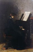 Elizabeth at the Piano 1875 - Thomas Cowperthwait Eakins