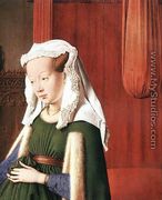 Portrait of Giovanni Arnolfini and his Wife (detail 2) 1434 - Jan Van Eyck