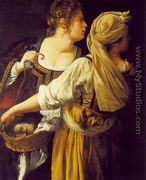 Judith and her Maidservant 1612-13 - Artemisia Gentileschi