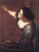 Self-Portrait as the Allegory of Painting 1630s - Artemisia Gentileschi