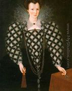 Portrait of Mary Rogers: Lady Harrington 1592 - Marcus The Younger Gheeraerts