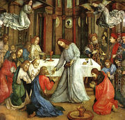 The Institution of the Eucharist  1474 - Joos van Ghent