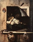 Still-Life with Self-Portrait 1663 - Cornelis Gijsbrechts