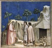 No. 2 Scenes from the Life of Joachim- 2. Joachim among the Shepherds 1304-06 - Giotto Di Bondone