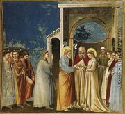 No. 11 Scenes from the Life of the Virgin- 5. Marriage of the Virgin 1304-06 - Giotto Di Bondone