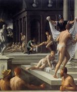 Baths at Pozzuoli 1570-72 - Girolamo Del Crocifissaio (see Macchietti)