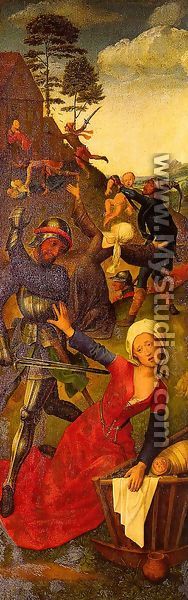 Massacre of the Innocents   (inner-right wing of the Adoration of the Magi triptych) - Follower of Hugo van der Goes